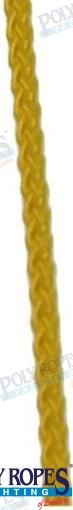 Cabo Poliester 2 Mm Amarillo 50 M Poly Ropes