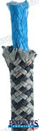 Racing 4004 3MM. Gris/negro (100 M) Poly Ropes
