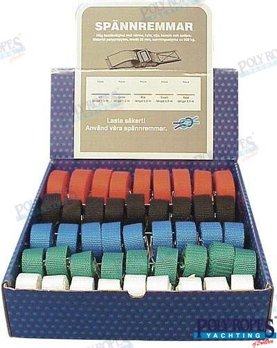 Caja Cinchas Surtidas - 45 Ud. Poly Ropes