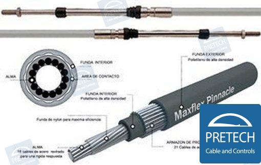 Cable Mando 3300S Ss 27 Pies = 8,25 M. Pretech