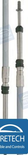 Cable Mando 4300C Ss 7 Pies = 2,10 M. Pretech