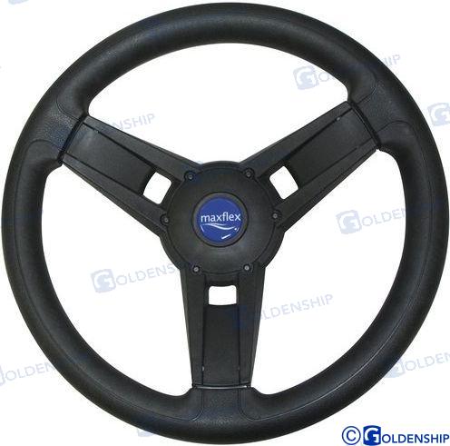 Volante Oxnard Sobremoldeado Negro 350MM Goldenship