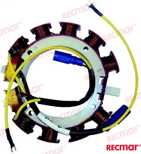 Stator J&e - 6/8 Cilindros (35 Amp) OMC 582847, 583117, 583670