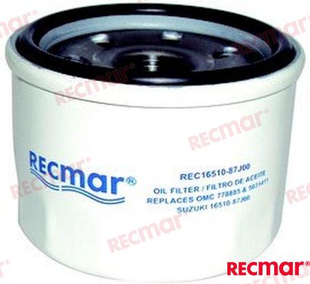Filtro Aceite Suzuki-johnson OMC 16510-87J00 16510-87JL0