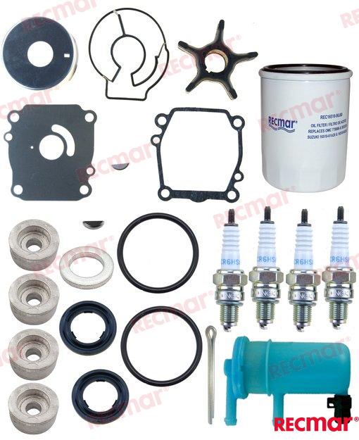 Kit De Mantenimiento Suzuki REC17400-92J21, REC16510-90J00, NGKBKR6E, REC91490-40030, RE (Ref. REC17400-92850)