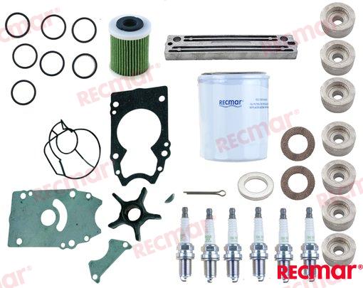 Kit De Mantenimiento Suzuki REC17400-98J01, REC16510-96J00, NGKBKR6E, REC91490-40030, RE