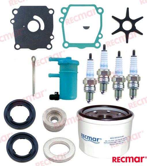 Kit De Mantenimiento Suzuki REC17400-87E04, REC16510-87J00, NGKBPR6ES, REC91490-40030, R