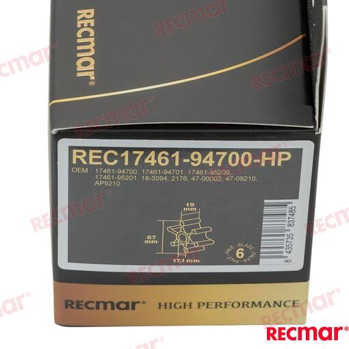 Impulsor 17461-95201 Suzuki (Ref. REC17461-94700-HP)