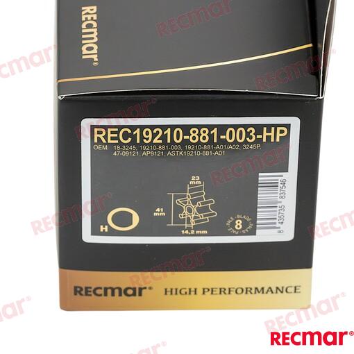 Impulsor Honda 5/7,5/8/10 4 T (Ref. REC19210-881-003-HP)