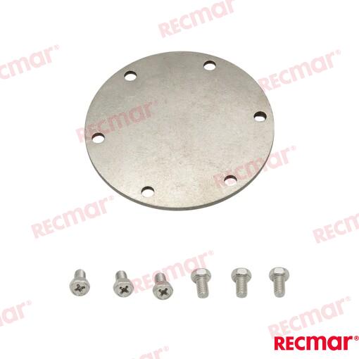 Kit Tapa Bomba Agua 86mmØ 6 Tornillos Volvo