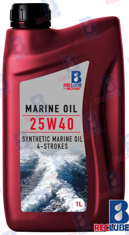 Aceite Marino 25W40 Mezcla SINT.4T 1L (6 Mercruiser