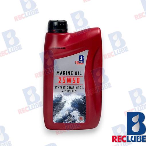 Aceite Sintetico 25W50 1 Lt. (6 Uds) Mercruiser