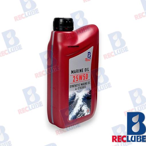 Aceite Sintetico 25W50 1 Lt. (6 Uds) Mercruiser