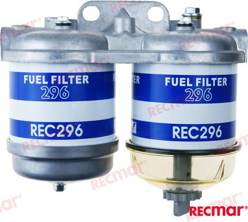 Filtro Combustible Doble Recmar (Ref. REC296TWIN)