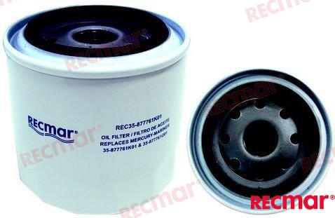 Filtro Aceite Mercruiser 35-877761Q01, 35-877761K01