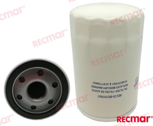 Filtro Aceite Mercruiser 35-883701K01, 35-877769Q01
