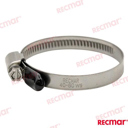Abrazadera Inox 40-60 W5 (25) Recmar (Ref. REC38307-316)