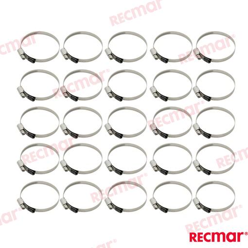 Abrazadera Inox 60-80 W5 (25) Recmar (Ref. REC38309-316)