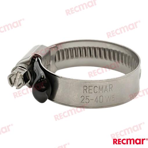 Abrazadera Inox 25-40 W5 (25) Recmar (Ref. REC38313-316)
