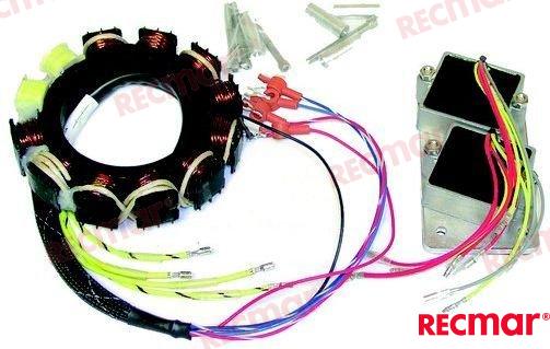 Kit Stator Mercury - 6 Cyl (40 Amp) Mercruiser 398-9610A18