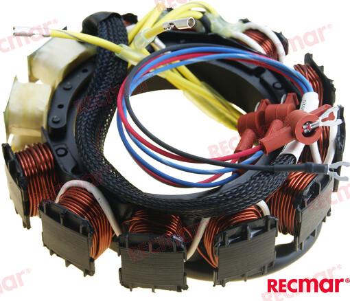 Stator Mercury Mariner- 6 Cil. (40 Amp) Mercruiser 398-9610A3-A5-A6-A9- A14-A19-A22-A24-A33