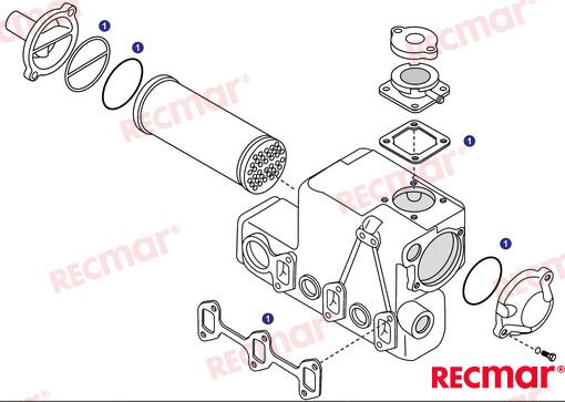 Kit De Juntas Enfriadores Recmar (Ref. REC3JHWC)