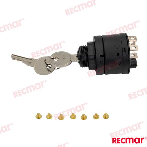 Llave Arranque 7T-4POS Recmar (Ref. REC41040)