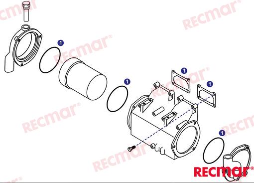 Kit De Juntas Enfriadores Recmar (Ref. REC4LHIC)