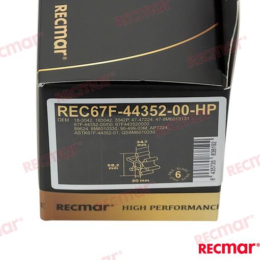 Impulsor Yamaha 80/100 Hp (Ref. REC67F-44352-00-HP)