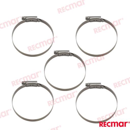 Abrazadera Inox SMO254 68-85 12mm (5) Recmar