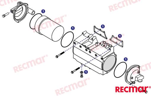 Kit De Juntas Enfriadores Recmar (Ref. REC6LYIC)