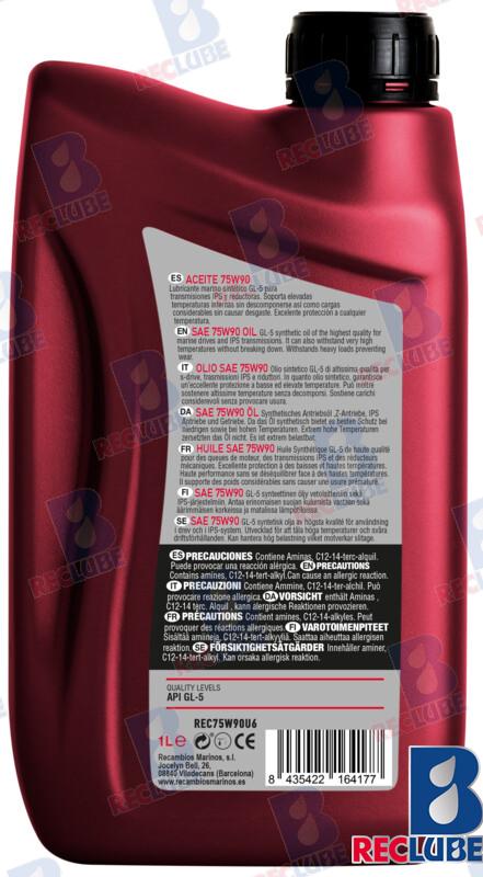 Aceite Sintetico 75W-90 1L. Trans. X6 Volvo