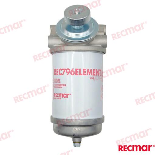 Filtro Decantador Diesel Cubeta De Alumi Recmar (Ref. REC796APUMP)