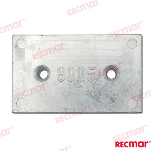 Placa 110mm (zn) Recmar