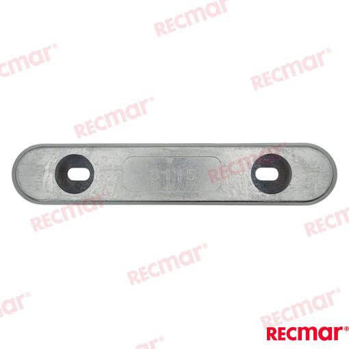 Anodo Placa Vetus 350X68mm (zn) Recmar
