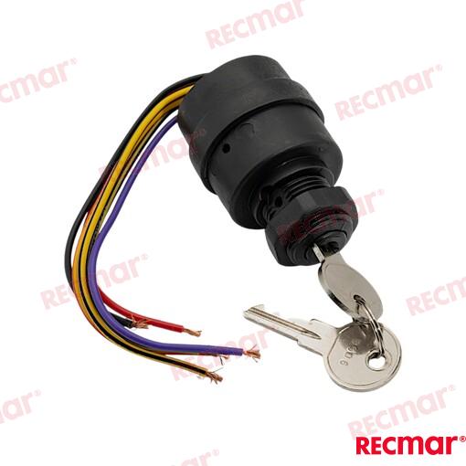 Llave Arranque 6T-3POS OMC (Ref. REC87-88107A5)