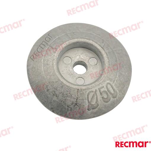 Anodo Disco Single 50mm (zn) Recmar