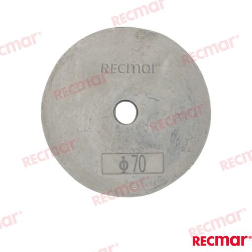 Disco Single Ø70mm (zn) Recmar