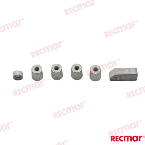 Kit Anodos B Powerhead Aluminio Recmar (Ref. REC90798-1M715AL)