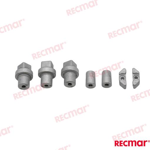 Kit Anodos B Powerhead Aluminio Recmar (Ref. REC90798-1M718AL)