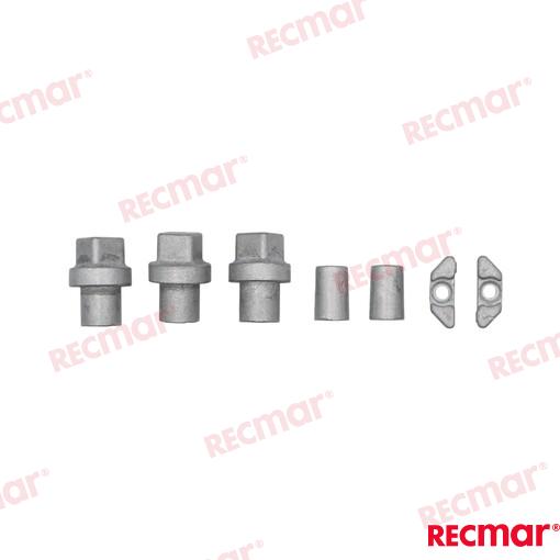 Kit Anodos B Powerhead Aluminio Recmar (Ref. REC90798-1M718AL)