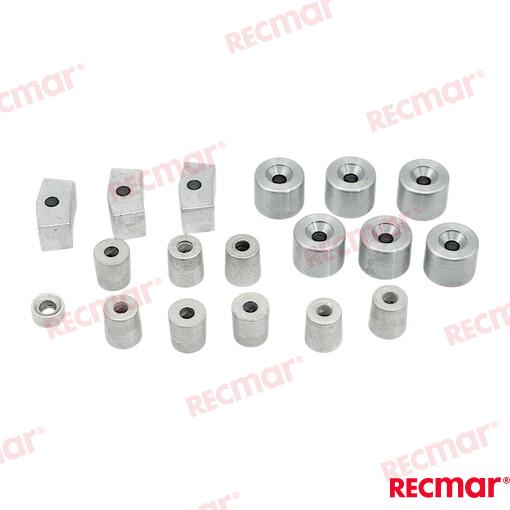 Kit Anodos B Powerhead Aluminio Recmar (Ref. REC90798-1M721AL)