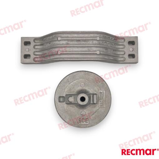 Kit Anodos A Trim Tab Zinc Yamaha (Ref. REC90798-1M776)