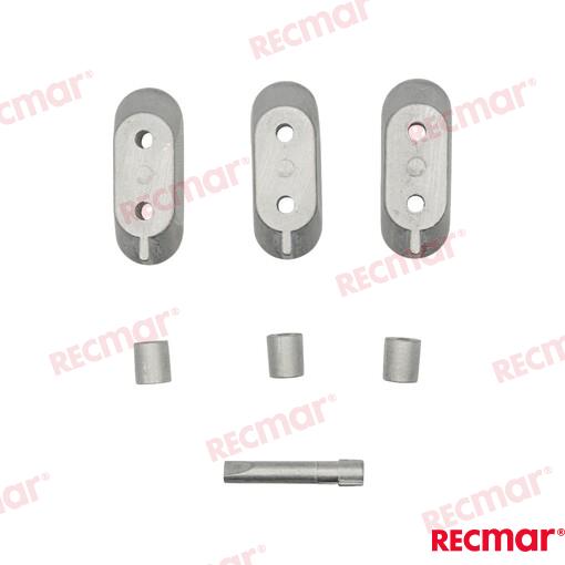 Kit Anodos B Powerhead Aluminio Recmar (Ref. REC90798-1M780AL)