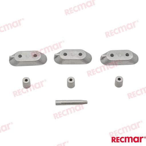 Kit Anodos B Powerhead Aluminio Recmar (Ref. REC90798-1M780AL)