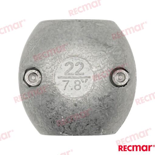 Collarin Eje 22mm. Std (al) Recmar