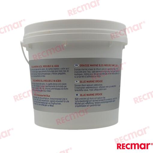 Grasa Marina Azul 3,5 Kg. (pack 4 Botes) Recmar