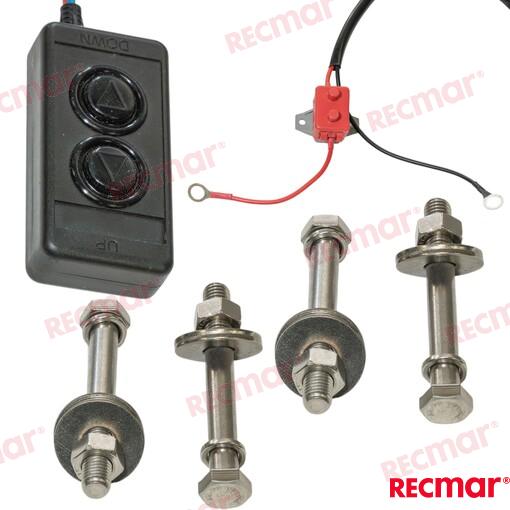 Jackplate Hidraulico 6" 115-625HP Recmar