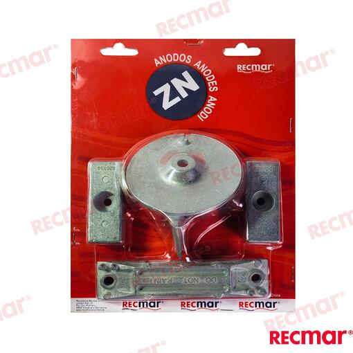 Kit Anodos Honda 40-50 (zn) Recmar
