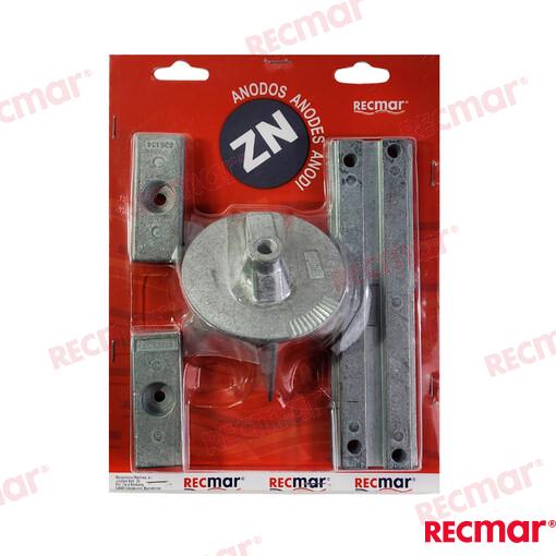 Kit Anodos Mercury 75-115 Efi (zn) Recmar
